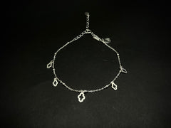 Whispering Leaf – 925 Silver Charm Bracelet