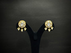 Floral Pearl Kundan Polki Choker Necklace Set