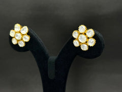 Moissanite Polki Classic Tennis Necklace Set