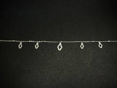 Whispering Leaf – 925 Silver Charm Bracelet