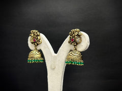 925 Silver Antique Peacock Chitai Rani Haar Necklace Set