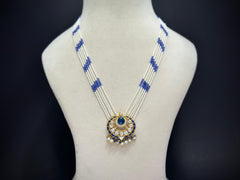 Neel Chandrika – 925 Silver Kundan Polki Pearl Necklace Set